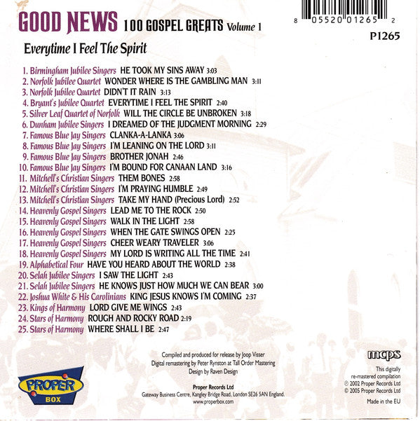Various : Good News: 100 Gospel Greats (4xCD, Comp, RM + Box)