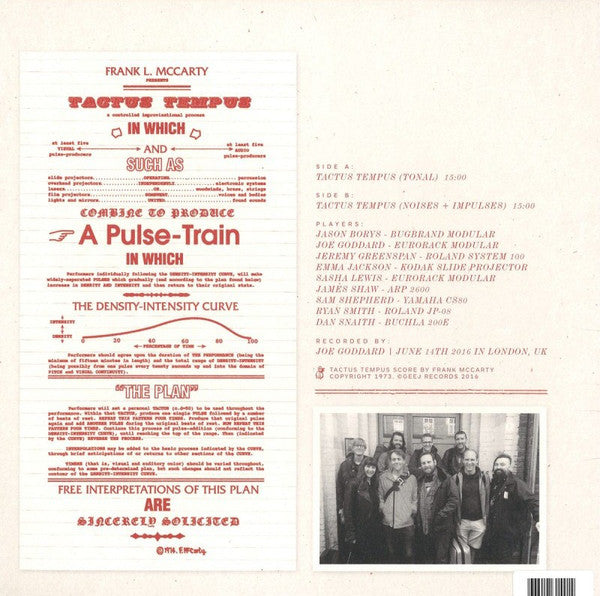 A Pulse Train : Tactus Tempus (12")
