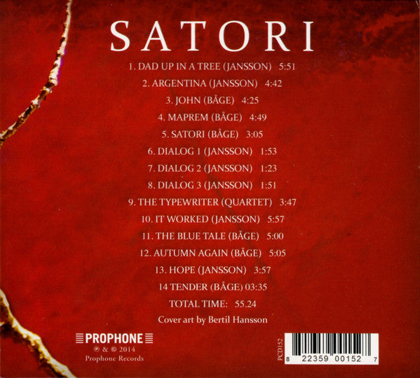 Magnus Båge, Lars Jansson, Fredrik Jonsson, Christer Sjöström : Satori (CD, Album)