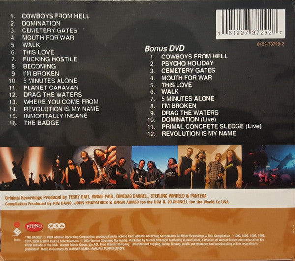 Pantera : Reinventing Hell - The Best Of Pantera (CD, Comp, RE, RM + DVD-V, RP + RP, Sli)