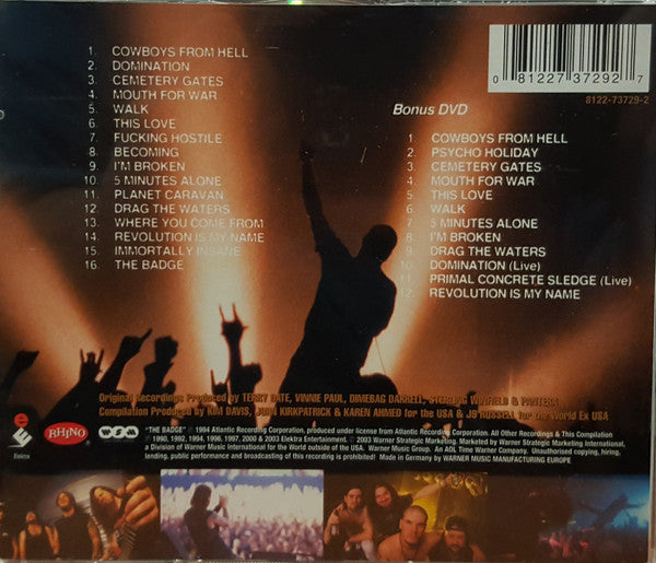 Pantera : Reinventing Hell - The Best Of Pantera (CD, Comp, RE, RM + DVD-V, RP + RP, Sli)
