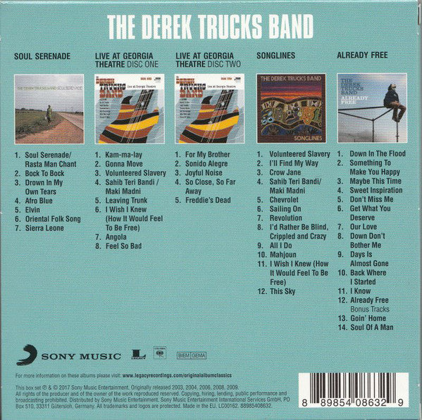 The Derek Trucks Band : Original Album Classics (Box, Comp + CD, Album, RE + 2xCD, Album, RE + CD, )