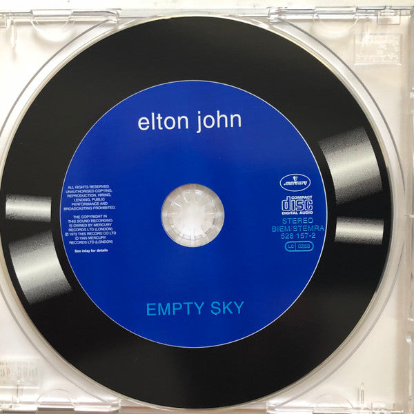 Elton John : Empty Sky (CD, Album, RE, RM)