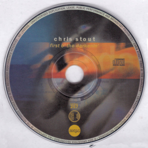 Chris Stout : First O' The Darkenin' (CD, Album)