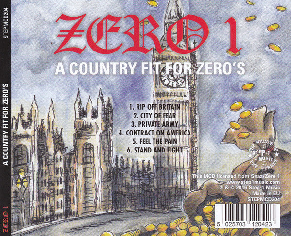 Zero 1 : A Country Fit For Zeros (CD, RE)