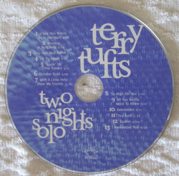 Terry Tufts : Two Nights Solo (CD, Album, Dig)