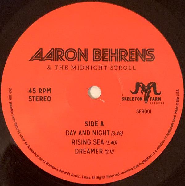 Aaron Behrens & The Midnight Stroll : Aaron Behrens & the Midnight Stroll  (10", EP)