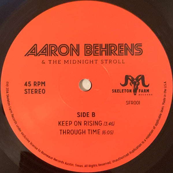 Aaron Behrens & The Midnight Stroll : Aaron Behrens & the Midnight Stroll  (10", EP)