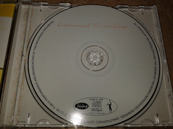 Unknown Artist : Instrumental Mariah Carey (CD, Comp)