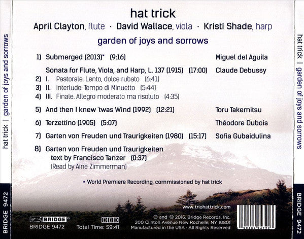 Hat Trick (5) : Garden Of Joys And Sorrows (CD)