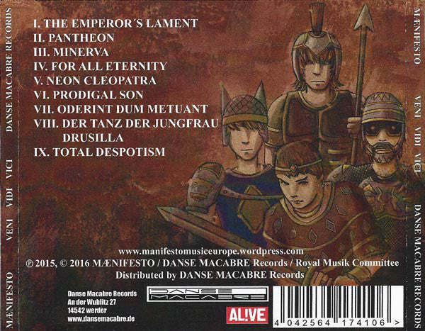Mænifesto : Veni Vidi Vici (CD, Album)