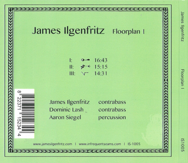 James Ilgenfritz : Floorplan I (CD, Album)