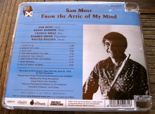Sam Most : From The Attic Of My Mind (CD, Album, RE, RM)