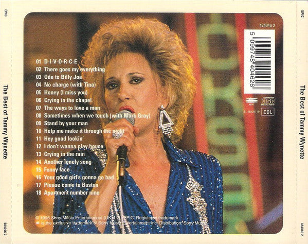 Tammy Wynette : The Best Of Tammy Wynette (CD, Comp)