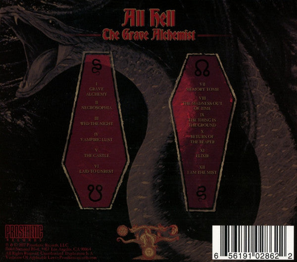 All Hell : The Grave Alchemist (CD, Album, Dig)
