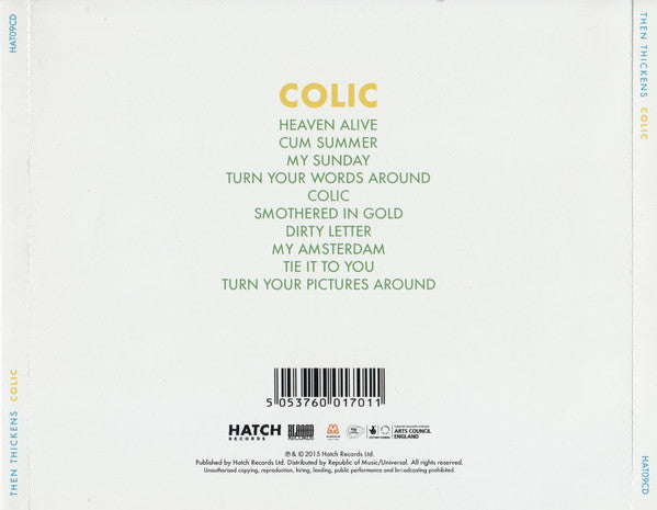 Then Thickens : Colic (CD, Album)