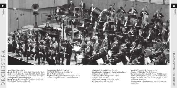 Maurice Ravel : Stéphane Denève, Radio-Sinfonieorchester Stuttgart : Orchestral Works Vol. 2 (CD, Album)