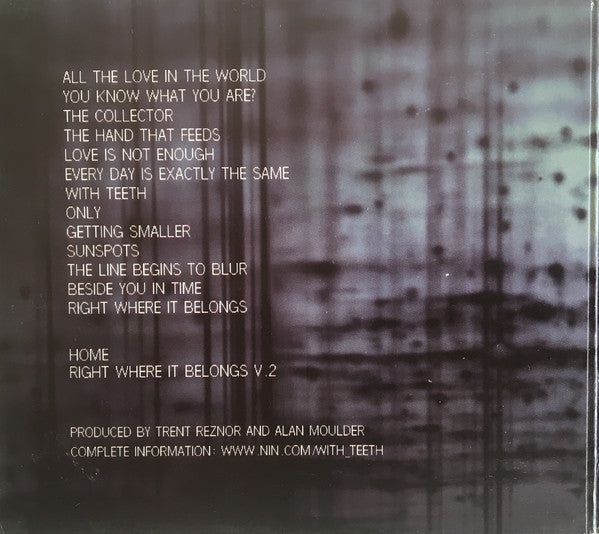 Nine Inch Nails : With Teeth (CD, Album, S/Edition, Dig)