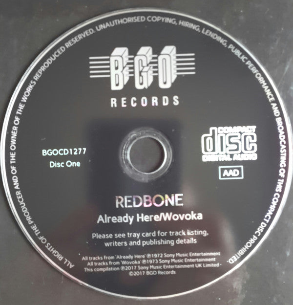 Redbone : Already Here / Wovoka / Beaded Dreams Through Turquoise Eyes (2xCD, Comp, RM, Sli)