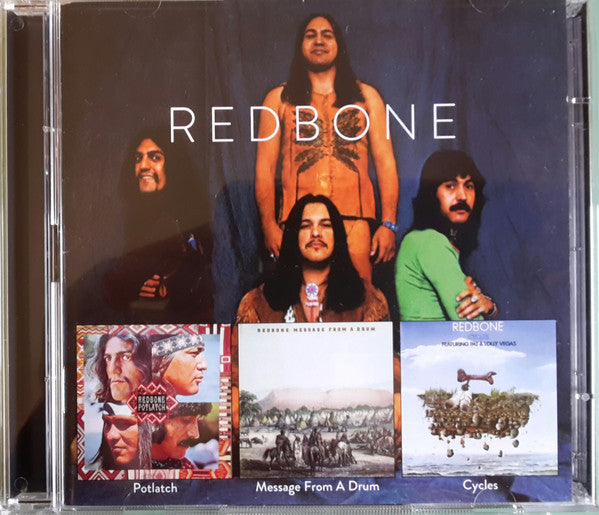 Redbone : Potlatch / Message From A Drum / Cycles (2xCD, Comp)