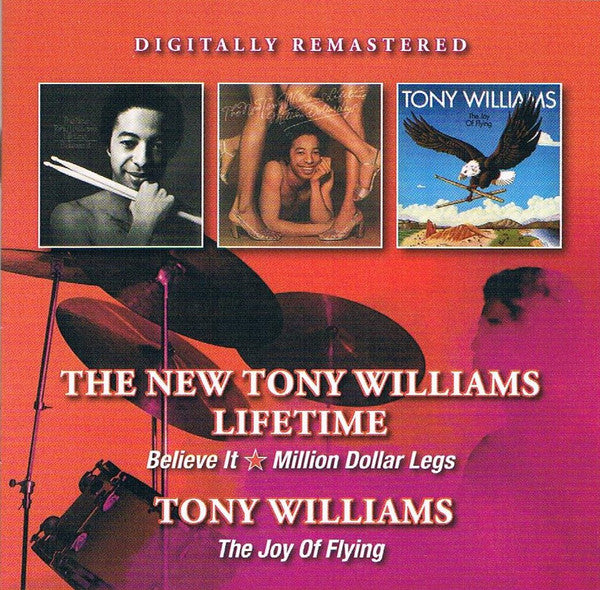 The New Tony Williams Lifetime / Anthony Williams : Believe It - Million Dollar Legs / The Joy Of Flying (2xCD, Comp, RM)