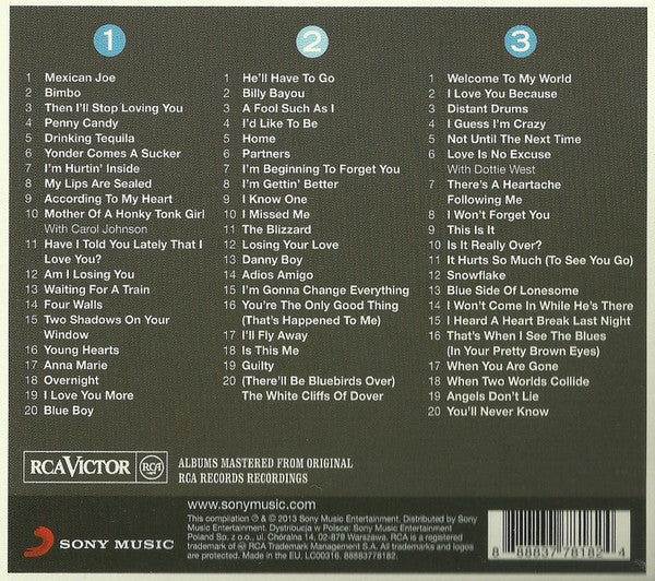 Jim Reeves : The Real... Jim Reeves (3xCD, Comp, RM)