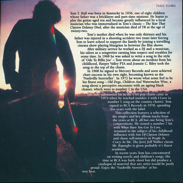 Tom T. Hall : Nashville Storyteller (CD, Album, Comp, RE)