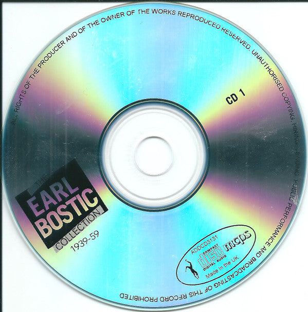 Earl Bostic : The Earl Bostic Collection 1939-59 (2xCDr, Comp)