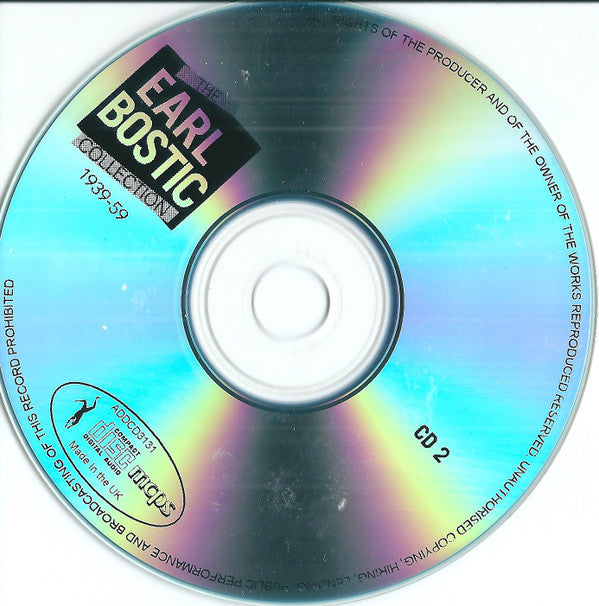 Earl Bostic : The Earl Bostic Collection 1939-59 (2xCDr, Comp)