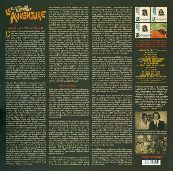 Gerardo Iacoucci : Le Avventure (LP, Comp)