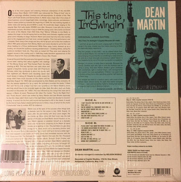 Dean Martin : This Time I'm Swingin'! (LP, Album, Ltd, 180)