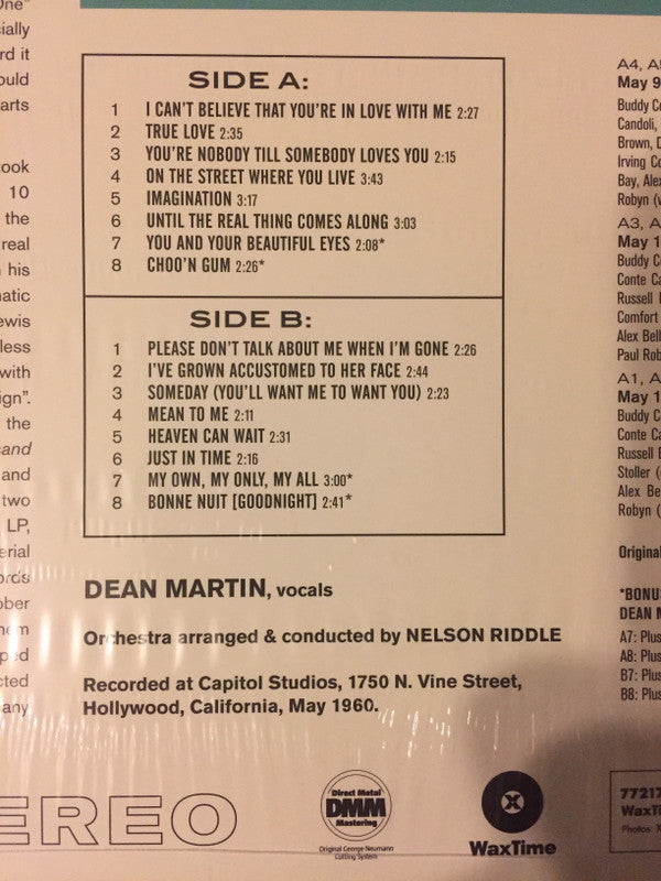 Dean Martin : This Time I'm Swingin'! (LP, Album, Ltd, 180)