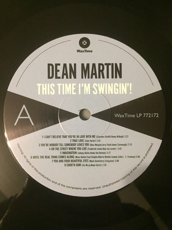 Dean Martin : This Time I'm Swingin'! (LP, Album, Ltd, 180)