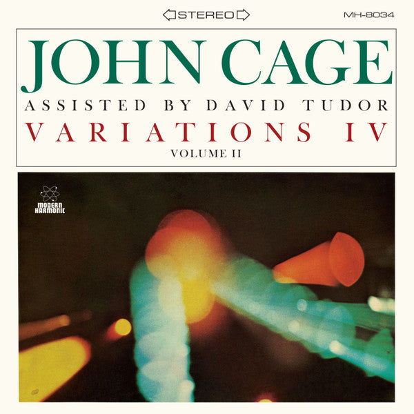John Cage Assisted By David Tudor : Variations IV Volume II (LP, Album, RE, Cle)
