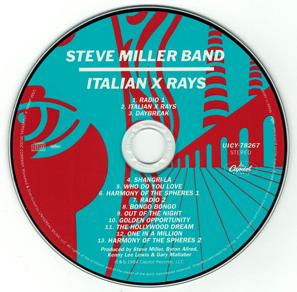 Steve Miller Band : Italian X Rays (CD, Album, Ltd, RE, RM, SHM)