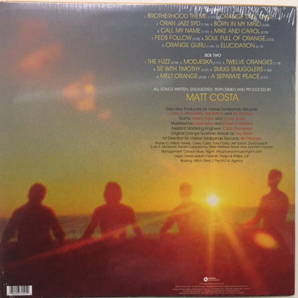 Matt Costa : Orange Sunshine: Music From The Motion Picture (LP, Album, Ltd, Ora)