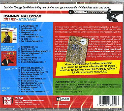 Johnny Hallyday : Tête À Tête Plus Retiens La Nuit (CD, Comp, RM)