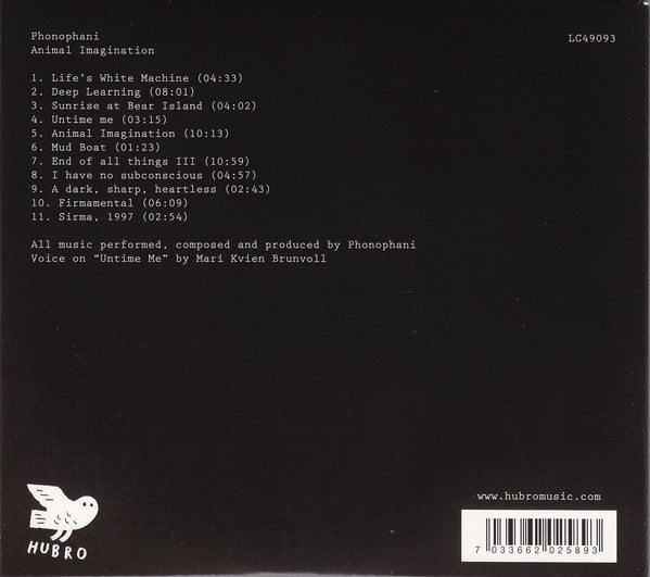 Phonophani : Animal Imagination (CD, Album)