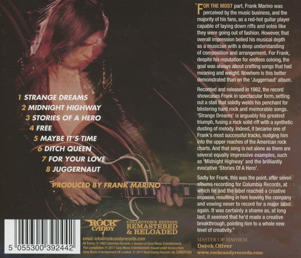 Frank Marino : Juggernaut (CD, Album, RE, RM)