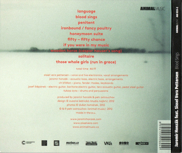 Jaromír Honzák (2) Feat. Sissel Vera Pettersen : Blood Sings - The Music Of Suzanne Vega (CD, Album)