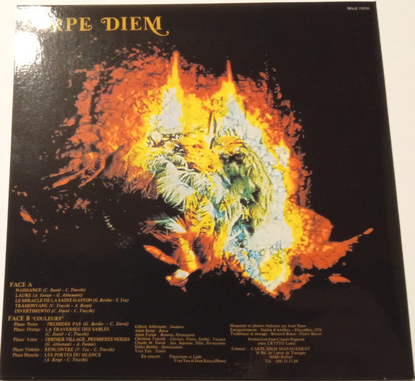 Carpe Diem (8) : Cueille Le Jour  (CD, Album, RE, RM, SHM)