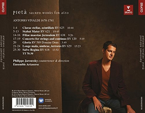 Antonio Vivaldi - Philippe Jaroussky, Ensemble Artaserse : Pietà - Sacred Works For Alto (CD, Album)