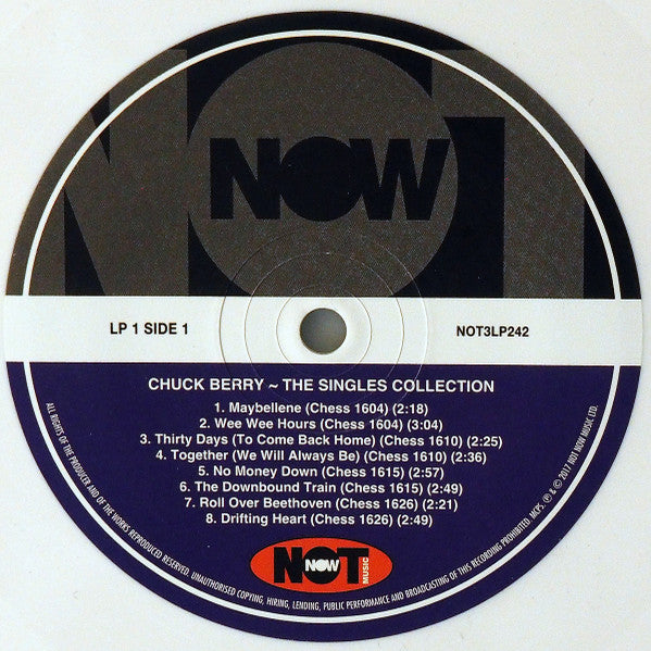 Chuck Berry : The Singles Collection (3xLP, Comp, Whi)