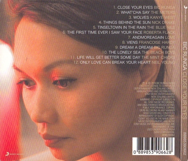 Bic Runga : Close Your Eyes (CD, Album)