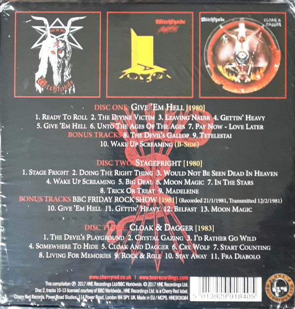 Witchfynde : Divine Victims - The Witchfynde Albums 1980-1983 (Box, Comp + 3xCD, RE)