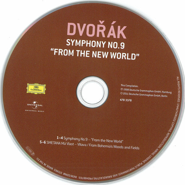 Dvořák* - Rafael Kubelik, Berliner Philharmoniker : Symphony No.9 "From The New World" (CD, Comp, RP)