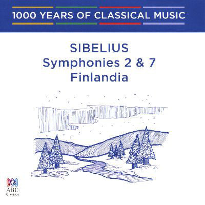 Jean Sibelius, Adelaide Symphony Orchestra, Arvo Volmer : Symphonies 2 & 7 | Finlandia (CD, RE)