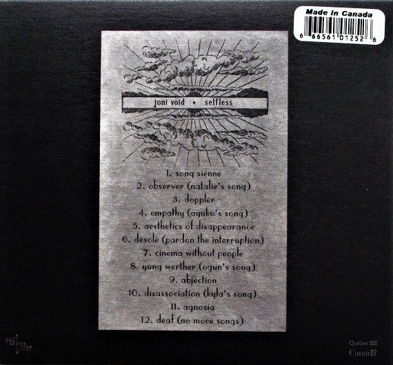 Joni Void : Selfless (CD, Album)