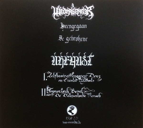 Wederganger / Urfaust : Wederganger / Urfaust (CD, EP)