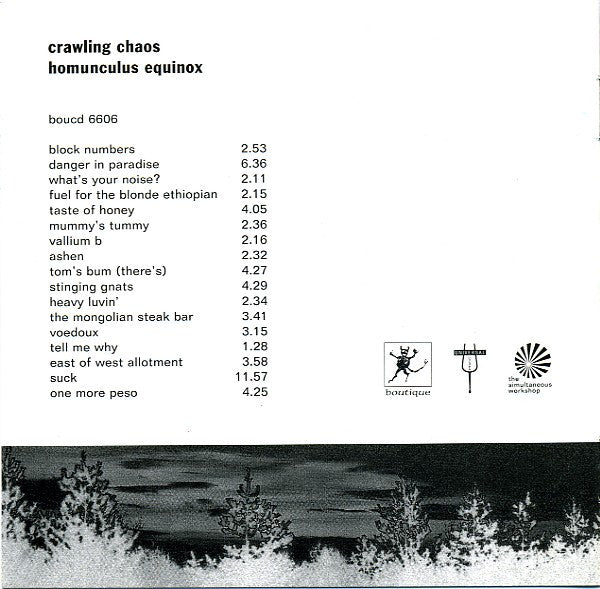 Crawling Chaos : Homunculus Equinox (CD, Album, RM)